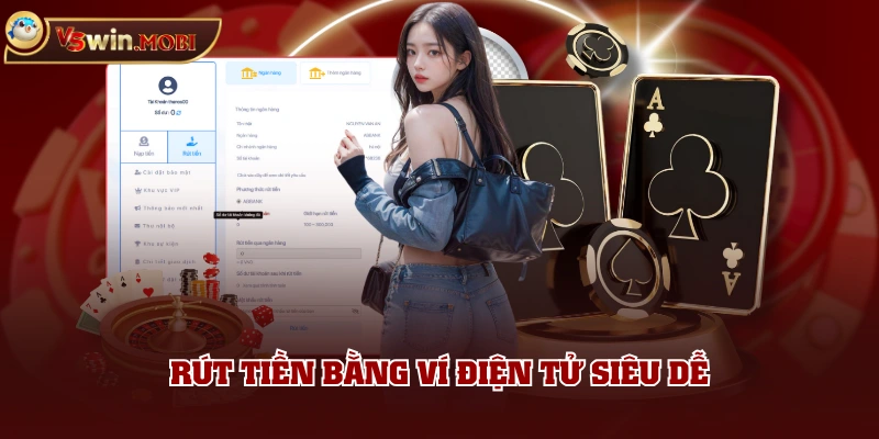 Rút tiền bằng ví điện tử siêu dễ Rút tiền bằng ví điện tử siêu dễ