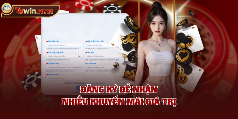 Đăng ký để nhận nhiều khuyến mãi giá trị Đăng ký để nhận nhiều khuyến mãi giá trị